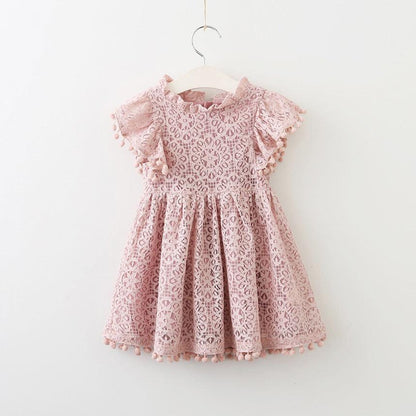 New Brands Dresses Tassel Hollow Out Design Princess Dress Kids Clothes -  - Your-Look