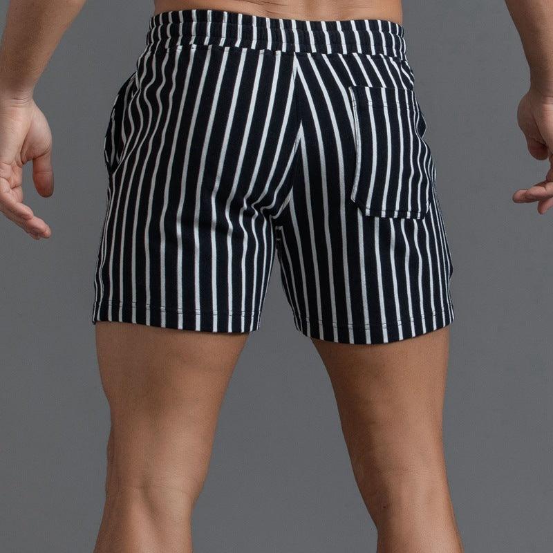 New Pure Cotton Sports Shorts Vertical Stripes - Fashion - Your-Look