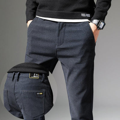 New Style Cotton And Linen Casual Pants Men&