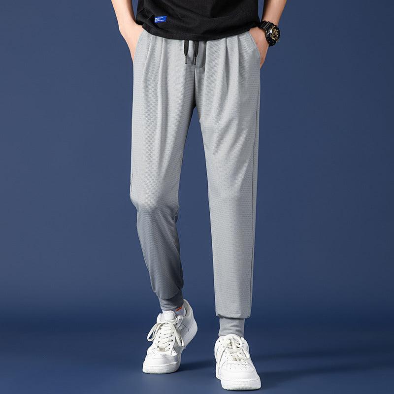 Nine Point Drawstring Wide Leg Sweatpants - Fashion - Your-Look