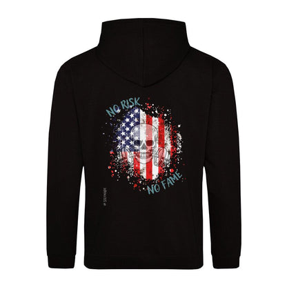 Chic Printed European And American Plus Velvet Hooded Sweater For Men - Fashion - Your-Look