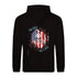 Chic Printed European And American Plus Velvet Hooded Sweater For Men - Fashion - Your-Look