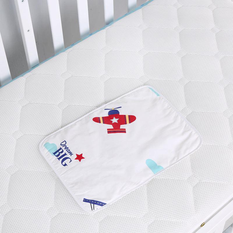 On-the-Go Comfort: Baby Cotton Portable Diaper Changing Pad - Your-Look