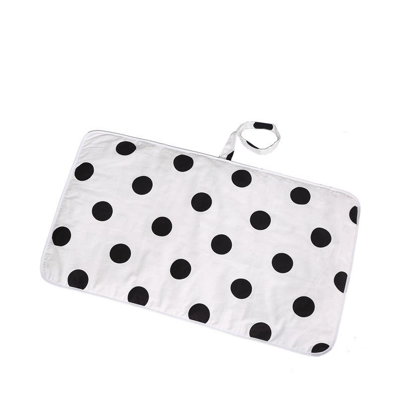 On-the-Go Comfort: Baby Cotton Portable Diaper Changing Pad - Your-Look