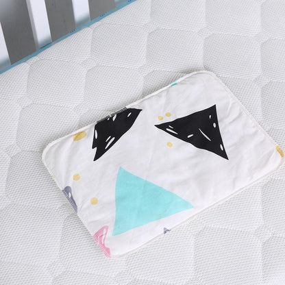 On-the-Go Comfort: Baby Cotton Portable Diaper Changing Pad - Your-Look