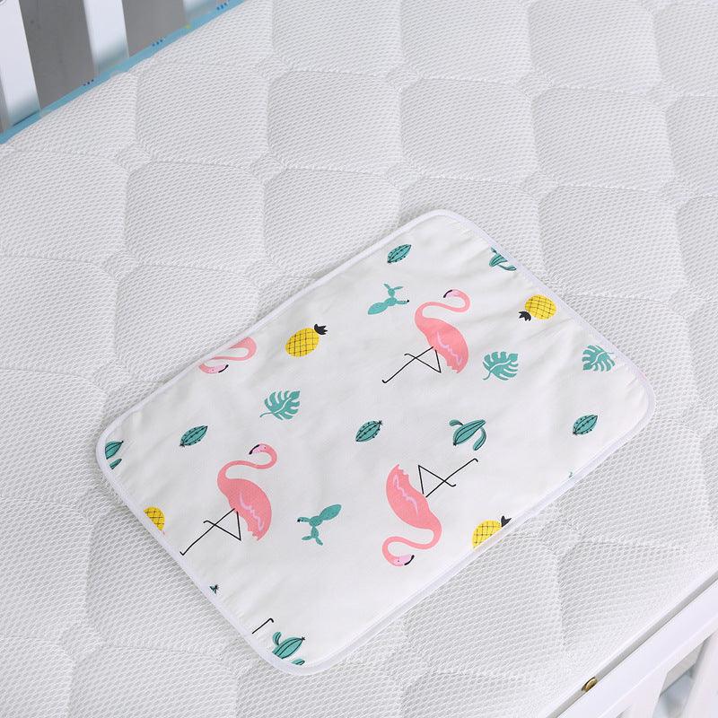 On-the-Go Comfort: Baby Cotton Portable Diaper Changing Pad - Your-Look