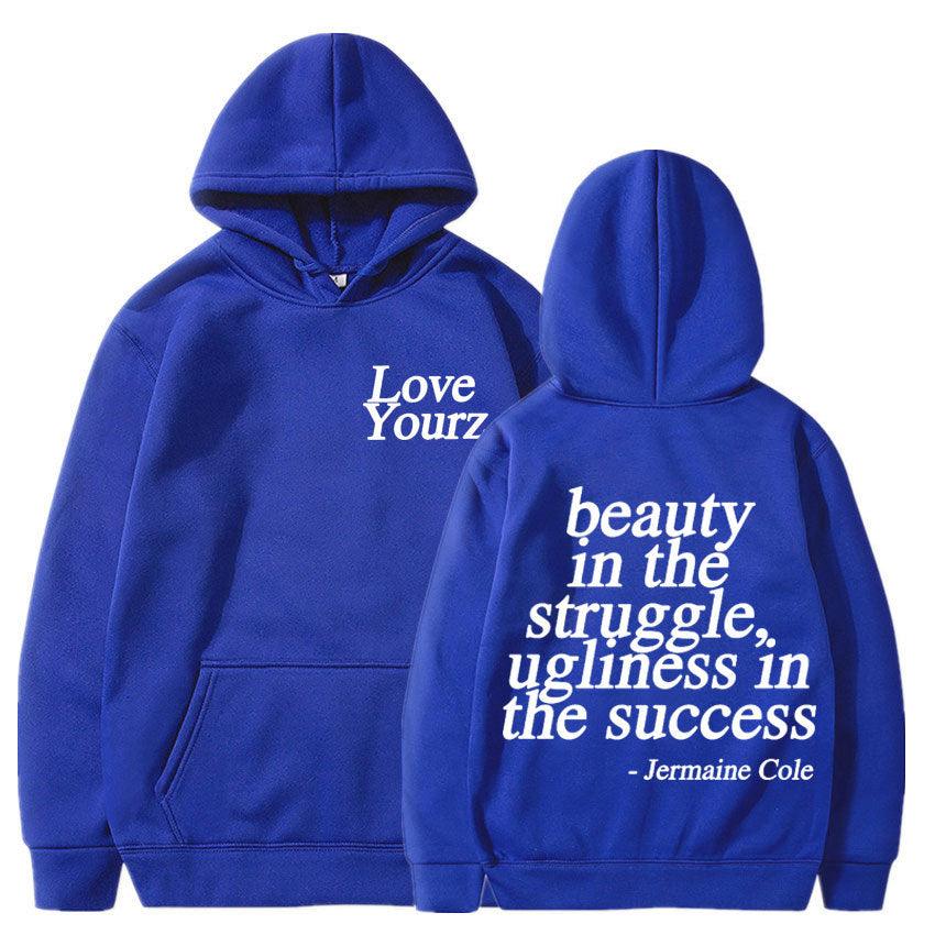 Cole Dreamville Love Yourz Lyrics Print Hooded Vintage Fas - Fashion - Your-Look