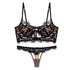 "Parisian Allure" French Back Ultra-thin Bra Set - Embrace Elegance and Comfort