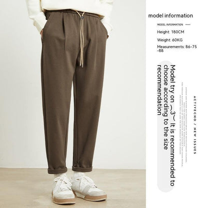 Pencil Casual Pants Fleece-lined All-matching