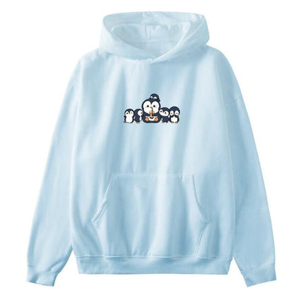 Penguin And Friends Oversized Soft Hoodie - Fashion - Your-Look