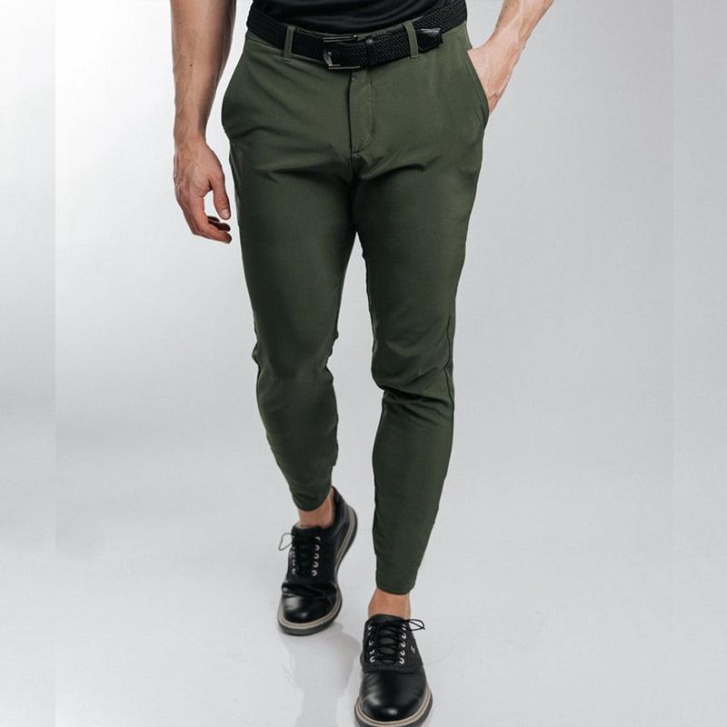 Pure Color Tight Pocket Zipper Casual Slim Fit Narrow Bottom Of A Trouser Leg - Fashion - Your-Look