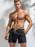 Quick-drying Seaside Beach Shorts Solid Color Home Men&
