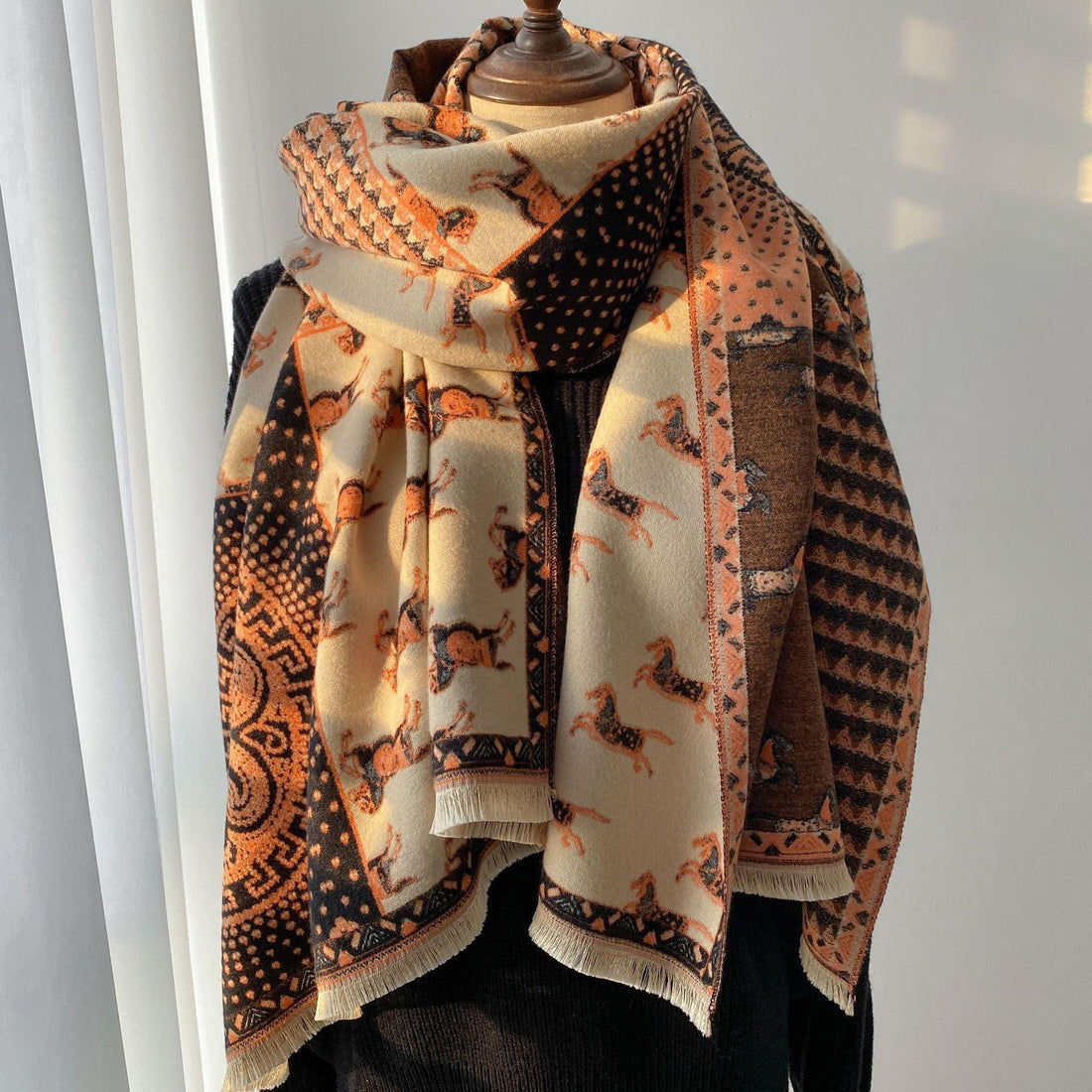 Retro Carriage Autumn And Winter New Warm Scarf For Women - Your-Look