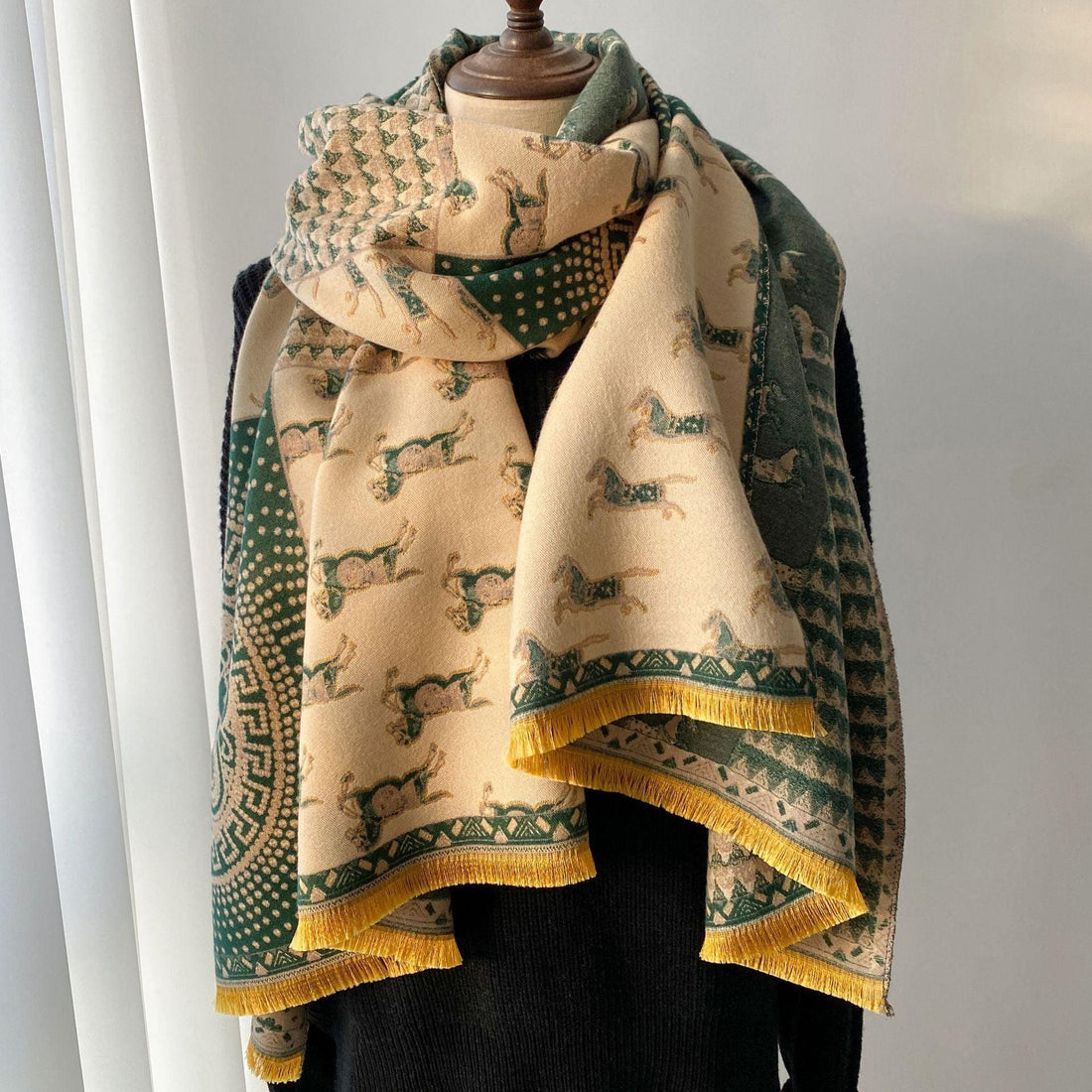 Retro Carriage Autumn And Winter New Warm Scarf For Women - Your-Look