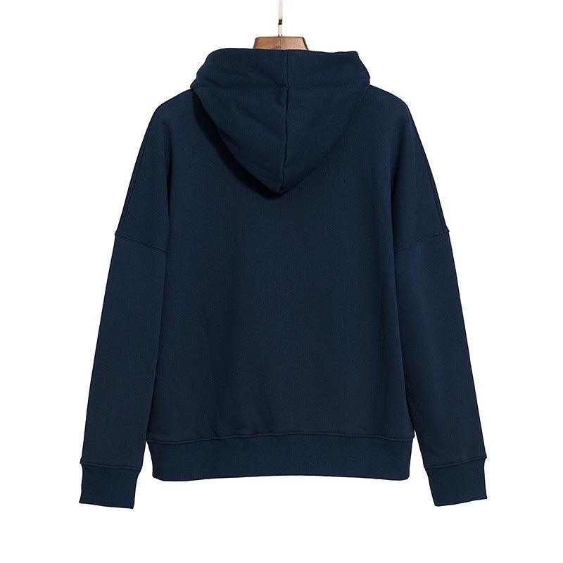 Ribbon Hoodie Rope Hooded Fleece Lined Sweater