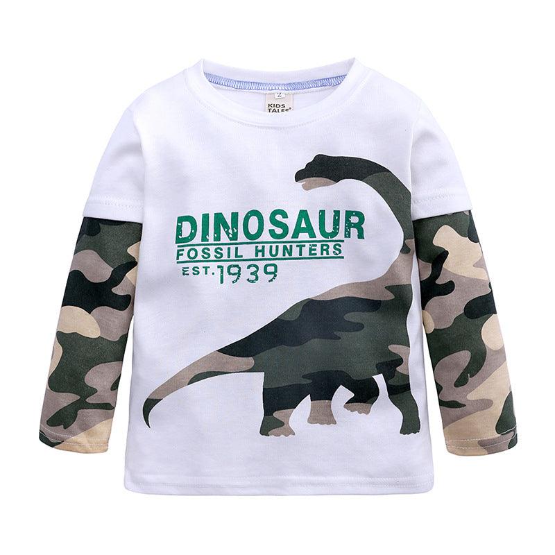 Camouflage Dinosaur Long Sleeve Children&