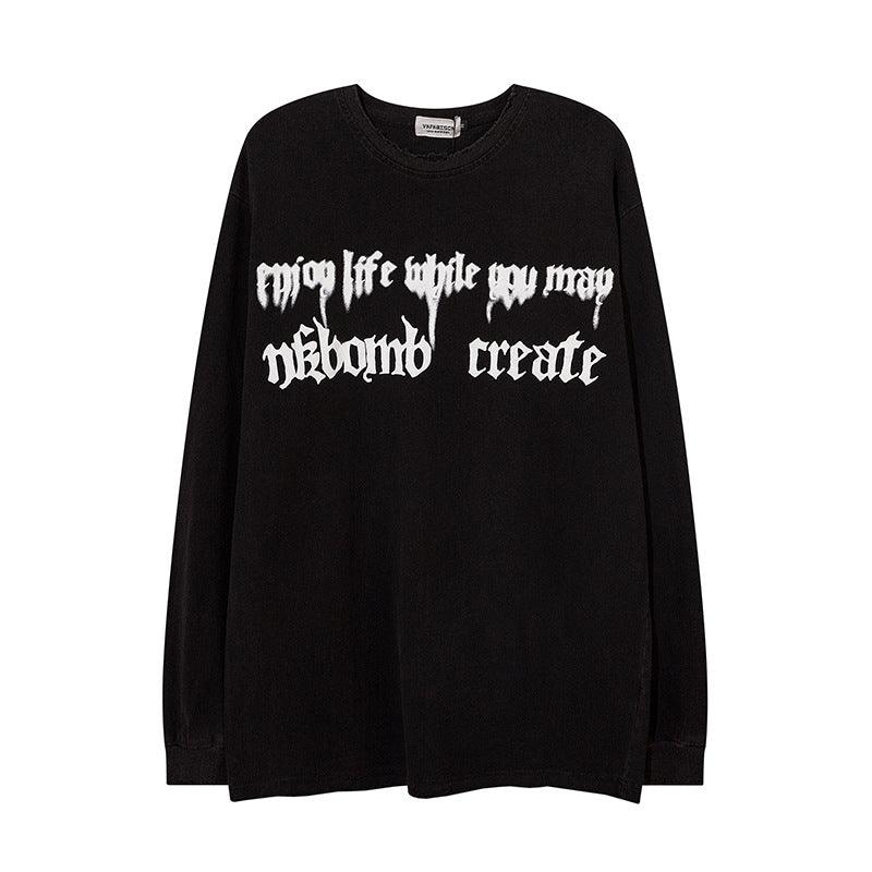 &quot;Seize the Day&quot; Long Sleeve Top - Embrace Every Moment with &quot;Carpe Diem&quot;