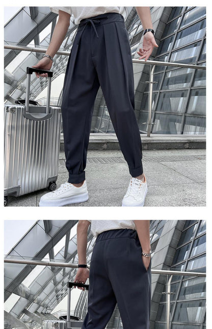 Slacks With Elastic Waists And Velcro Straps - Fashion - Your-Look