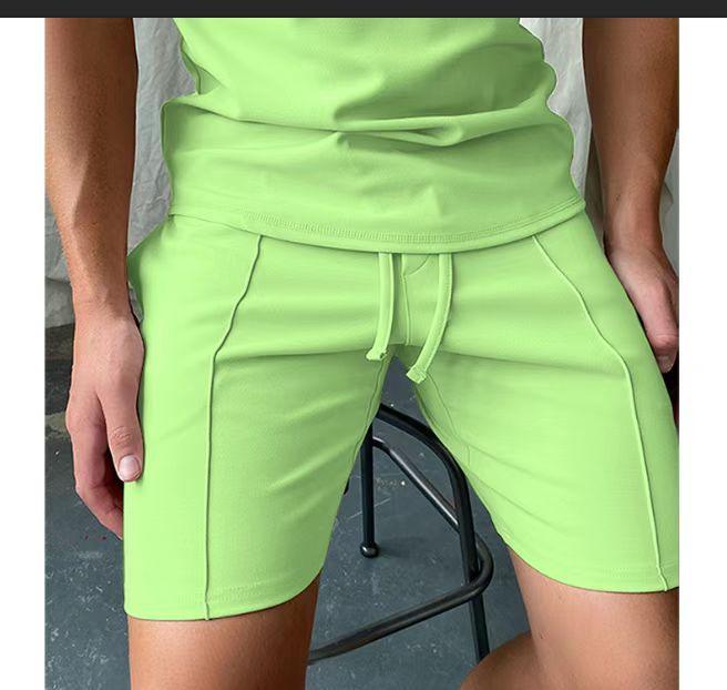 Solid Color Shorts Casual Fitness Sports Pants Men - Fashion - Your-Look