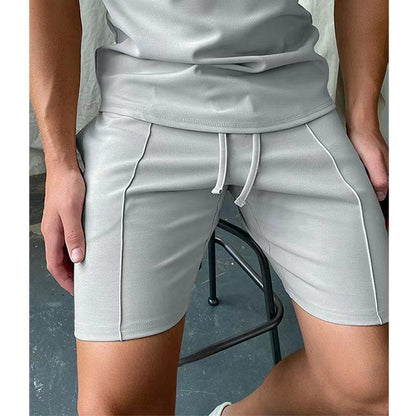 Solid Color Shorts Casual Fitness Sports Pants Men - Fashion - Your-Look