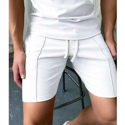 Solid Color Shorts Casual Fitness Sports Pants Men - Fashion - Your-Look