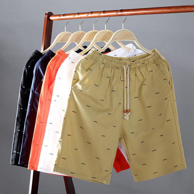 Solid color shorts men&