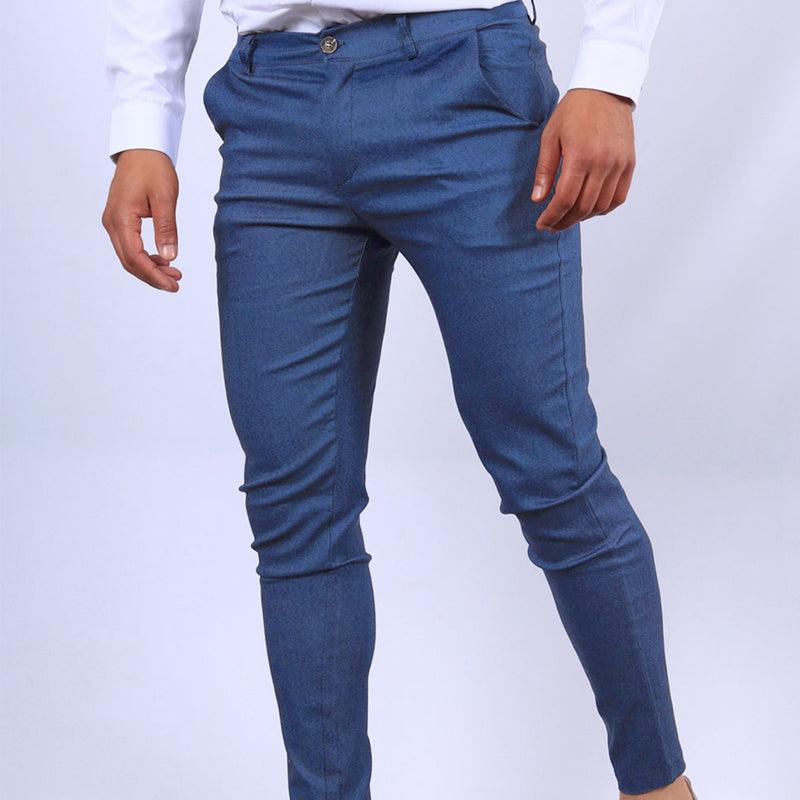 Solid Color Textured Casual Tappered Pants - Fashion - Your-Look