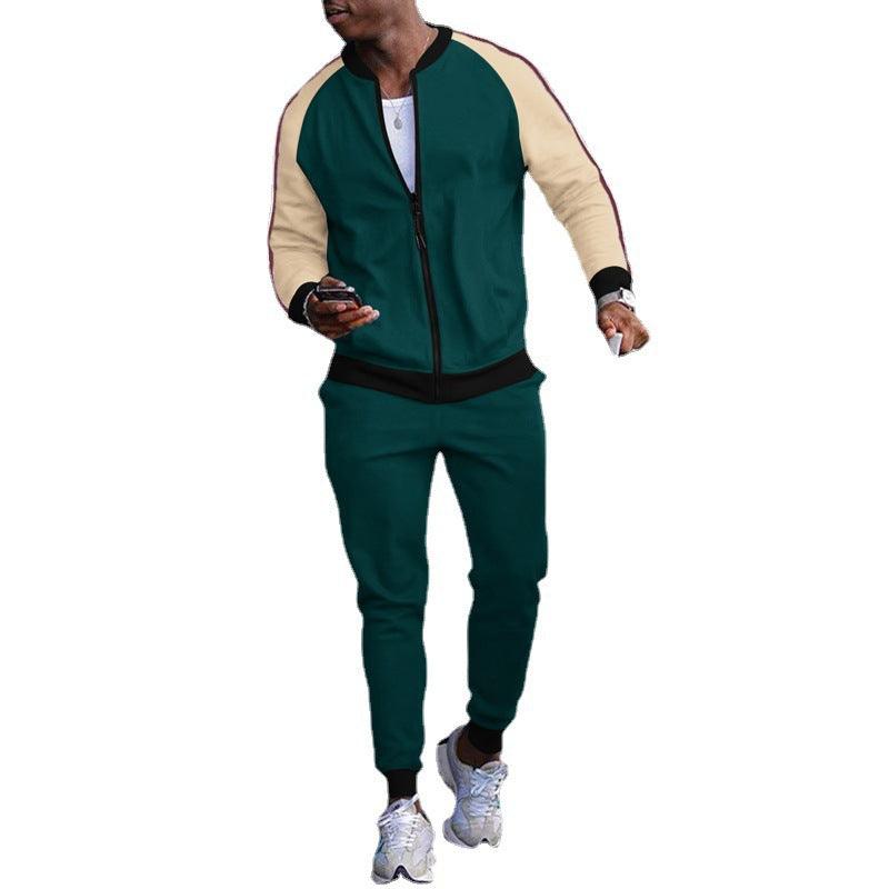 Sports Casual Sweater And Pants Zipper Set - Fashion - Your-Look