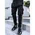 Spring And Autumn Cargo Pants Male Popular Elastic Bag Reflective - Fashion - Your-Look