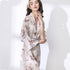 "Spring Blossom" New Sleepwear Robe - Embrace Tranquil Comfort in Thin Cotton-Silk Blend for Women - Your-Look