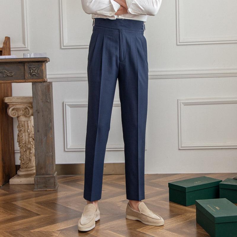 Straight Pants Anti-wrinkle Casual Nine-quarter Pants Versatile Retro - Fashion - Your-Look