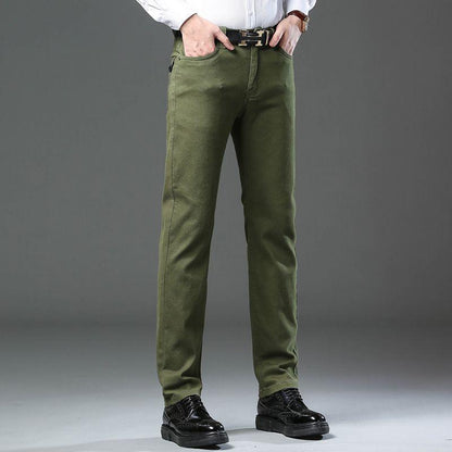 Straight Stretch Comfortable Trousers Mid-high Waist Pants - Fashion - Your-Look