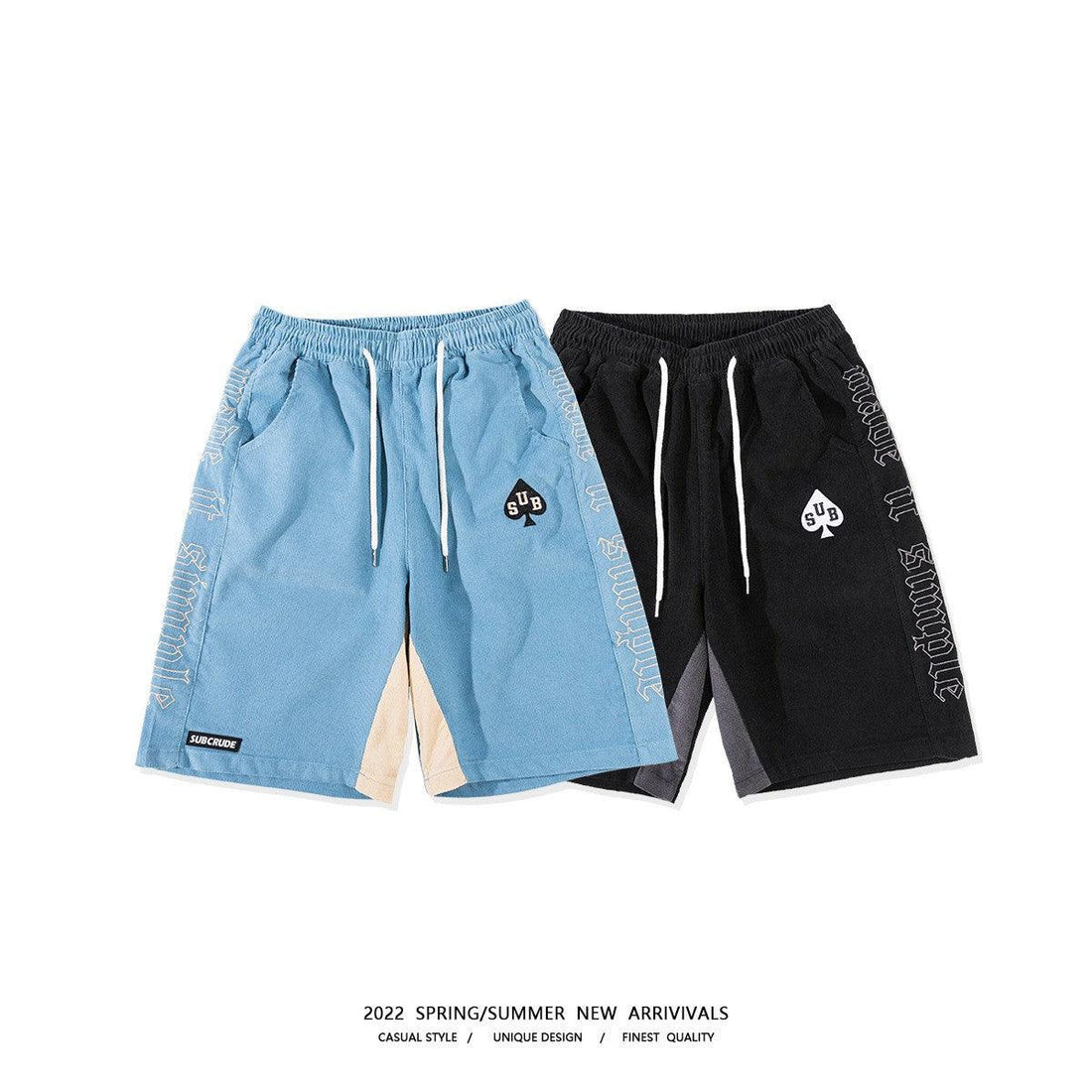 Street Hip-hop Stitching Sports Shorts Men