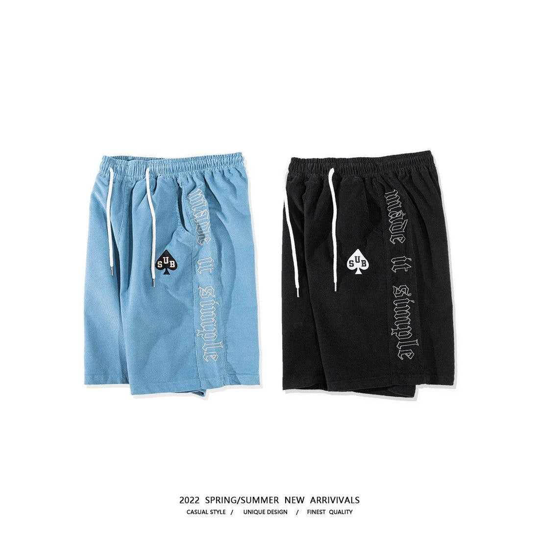 Street Hip-hop Stitching Sports Shorts Men - Fashion - Your-Look
