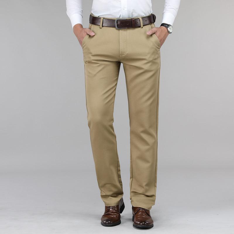 Stretch Ice Silk Straight Slacks Man - Fashion - Your-Look