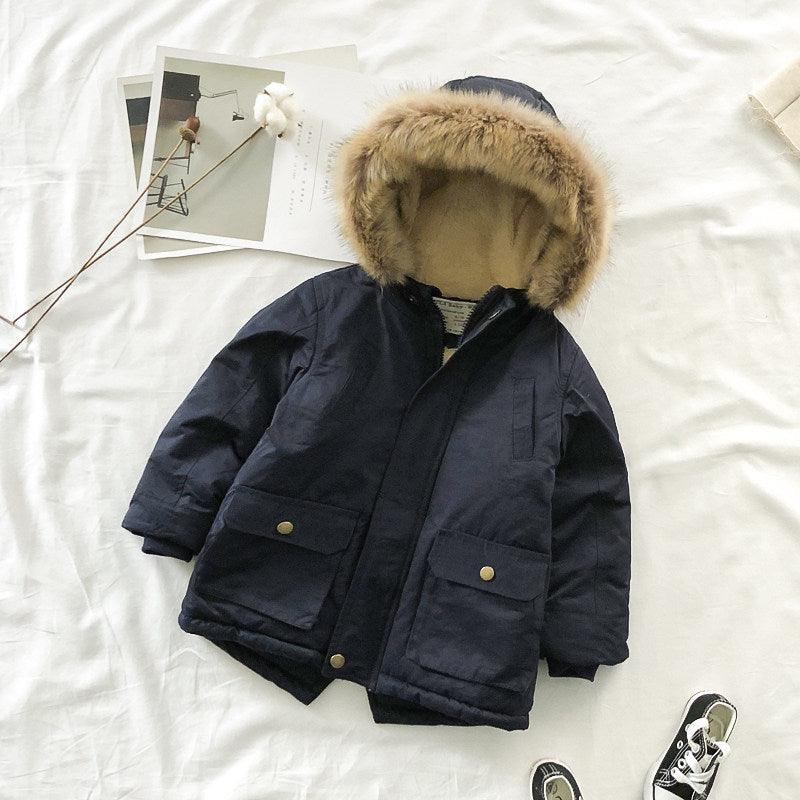 Stylish and Warm: Hooded Boys Padded Jacket for Cold Weather Adventures - Your-Look