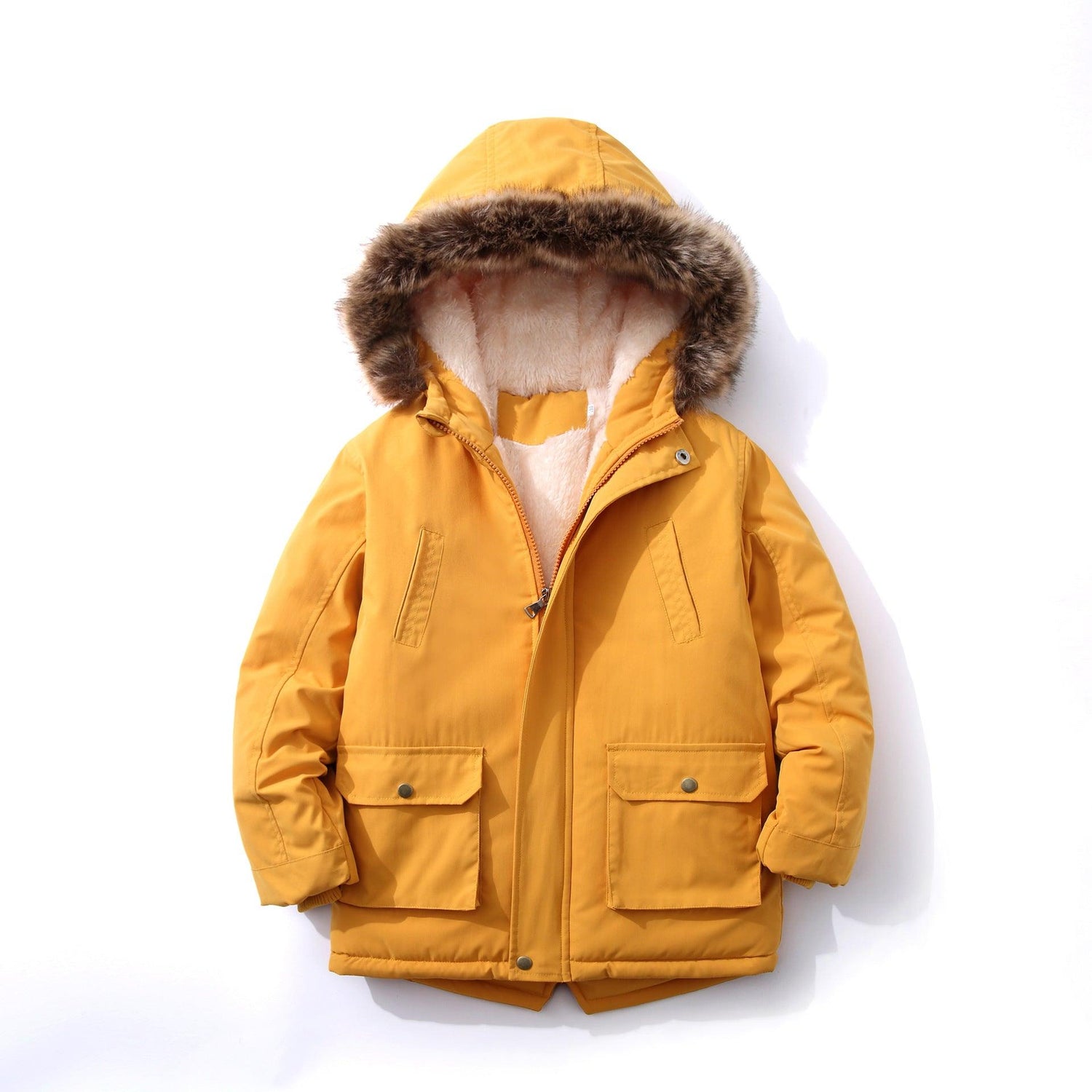 Stylish and Warm: Hooded Boys Padded Jacket for Cold Weather Adventures - Your-Look