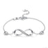 Stylish Staggered Beaded Bracelet: 925 Sterling Silver Jewelry - Your-Look