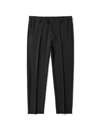 Suit Trousers Slim Fit Summer Drape Small Feet Ninth Trousers - Fashion - Your-Look