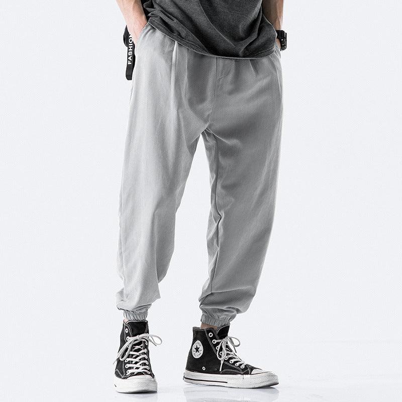 Summer Loose Straight Sports Casual Pants Men&