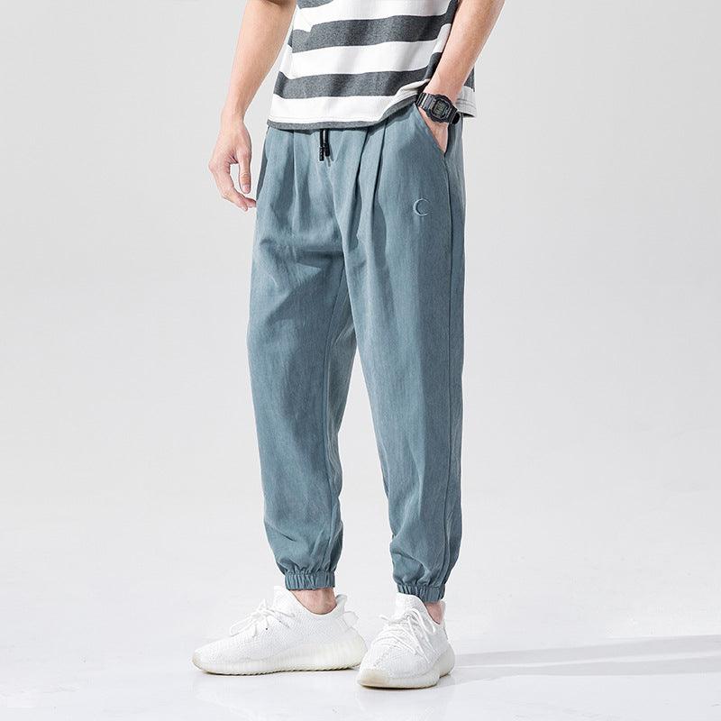 Summer Loose Straight Sports Casual Pants Men&