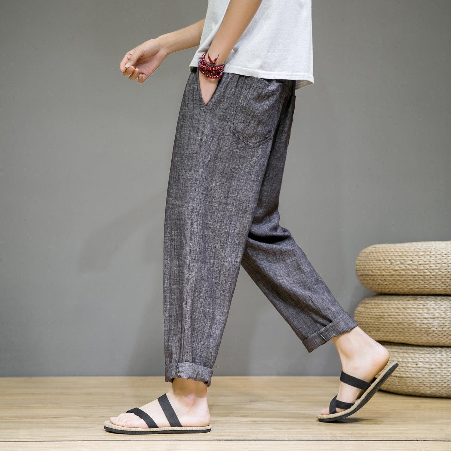 Summer New Linen Casual Pants