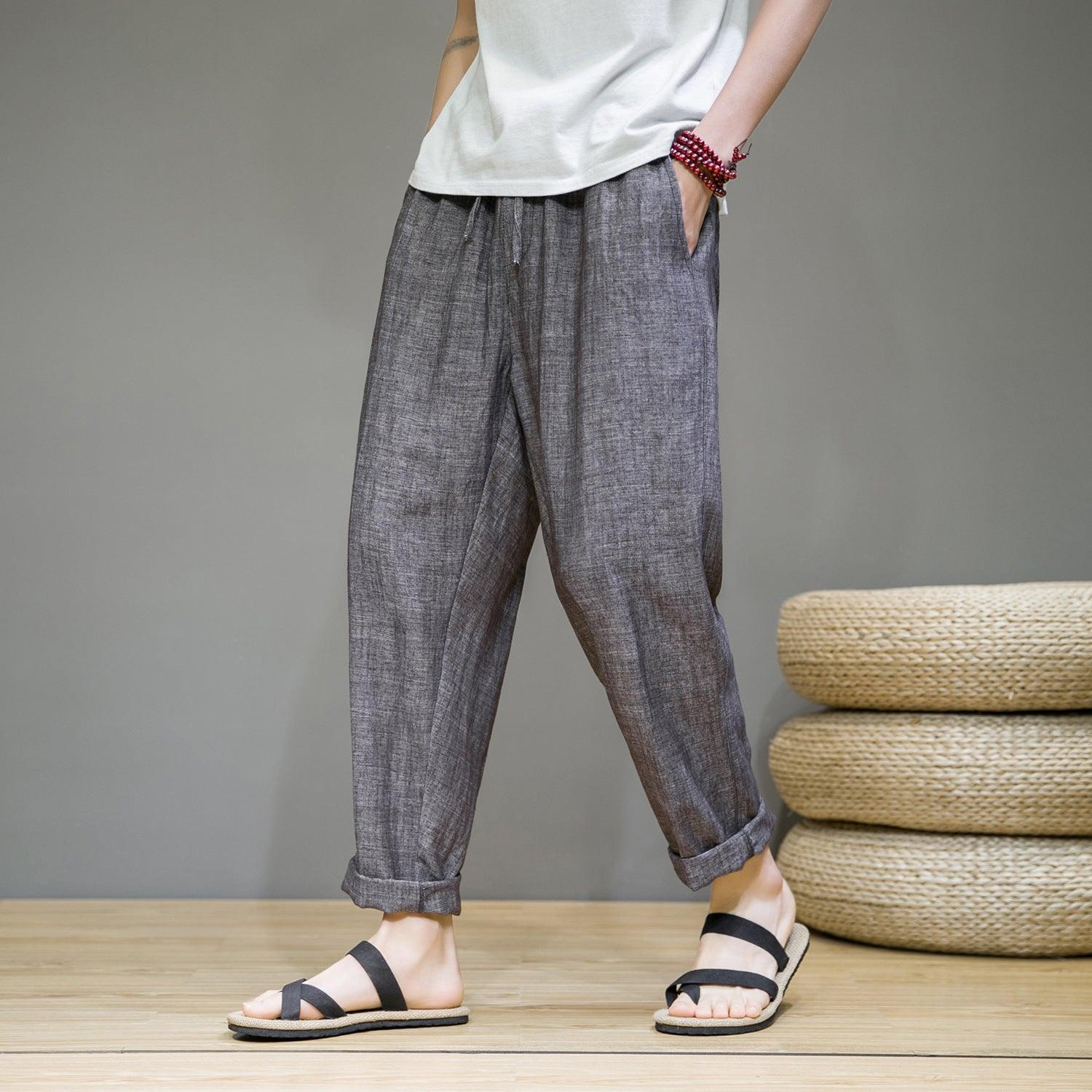 Summer New Linen Casual Pants