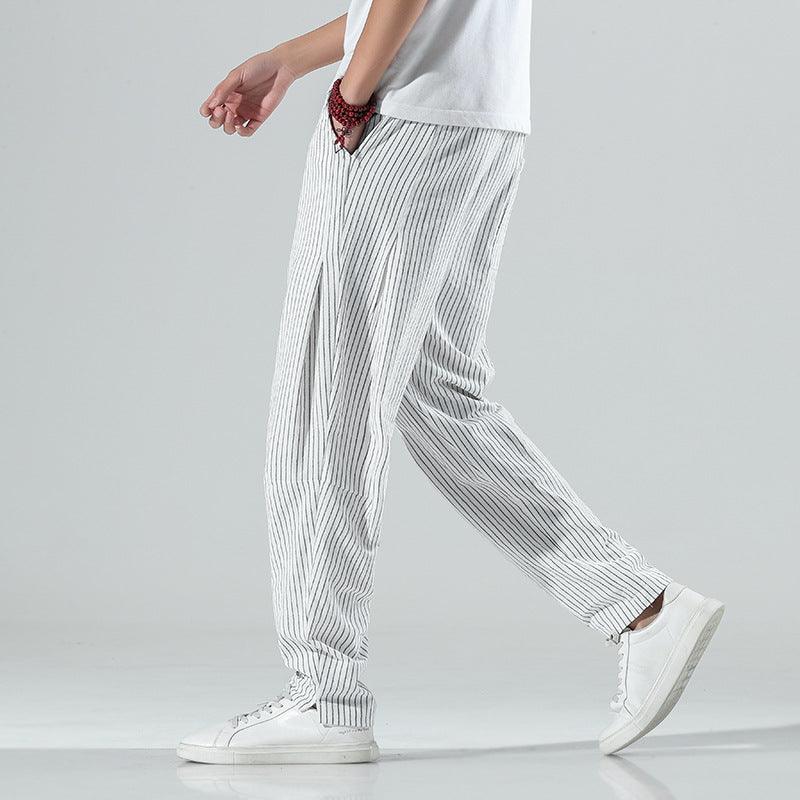 Summer New Loose Cotton And Linen Men&