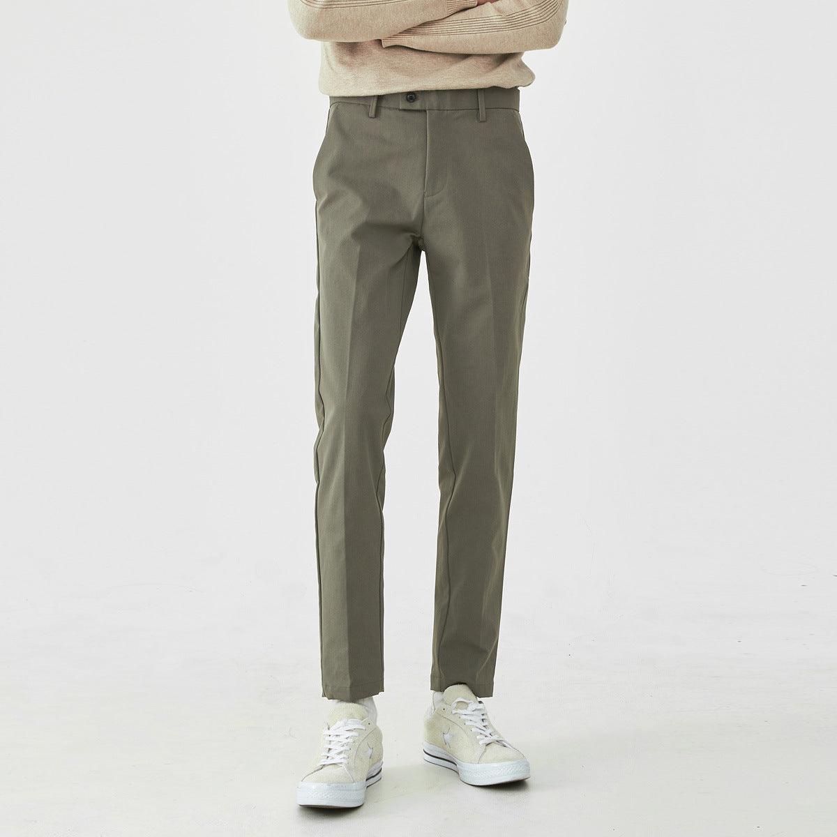 Summer Nine-point Suit Trousers Men&