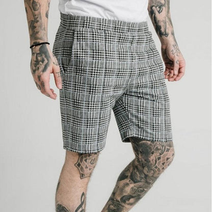 Summer Striped Casual Shorts Straight Leg Cropped Pants Men - Fashion - Your-Look