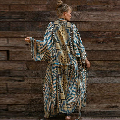 &quot;Sun-Kissed Serenity&quot; Cotton Beach Cover-Up - A Stylish Swimwear Essential for Women