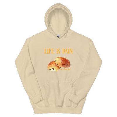 &quot;Sweet Suffering&quot; Bread Printed Velvet Hooded Sweater