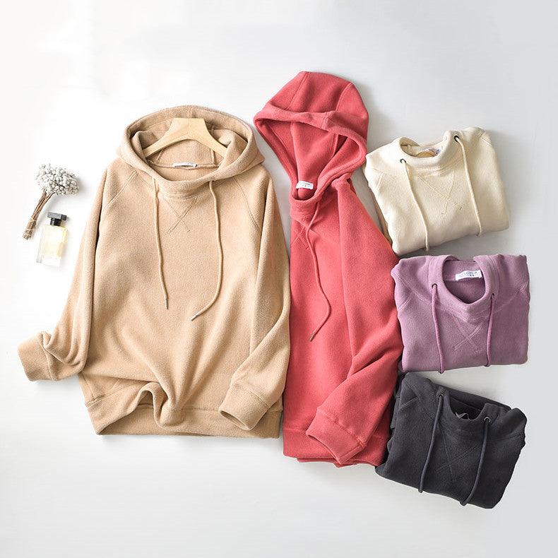 Cozy Chic: Thickened Warm Double-Sided Hooded Sweater for Women - Your-Look