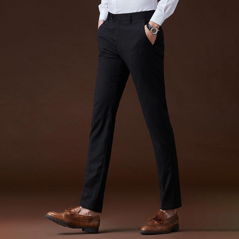 Trendy Suit Pants NNon-Iron Texture Casual Long Pants - Fashion - Your-Look